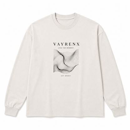 VAYRENX - Abstract Wave Graphic Long Sleeve Tee
