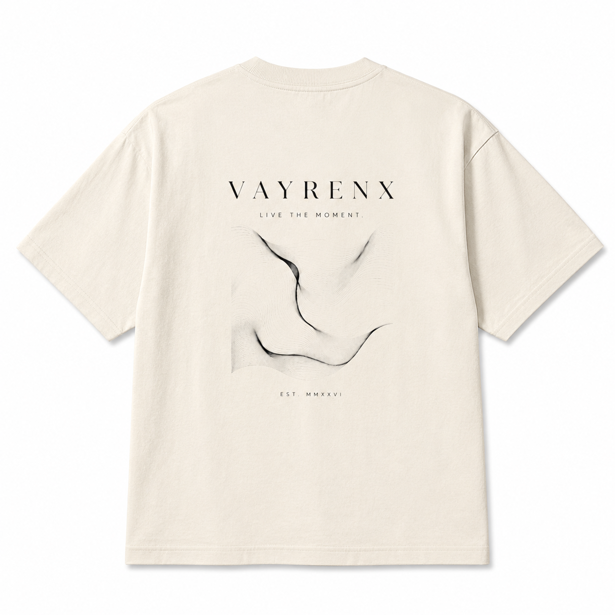 VAYRENX – Heavyweight Boxy Tee (Live the moment)