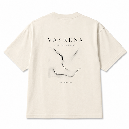 VAYRENX – Heavyweight Boxy Tee (Live the moment)