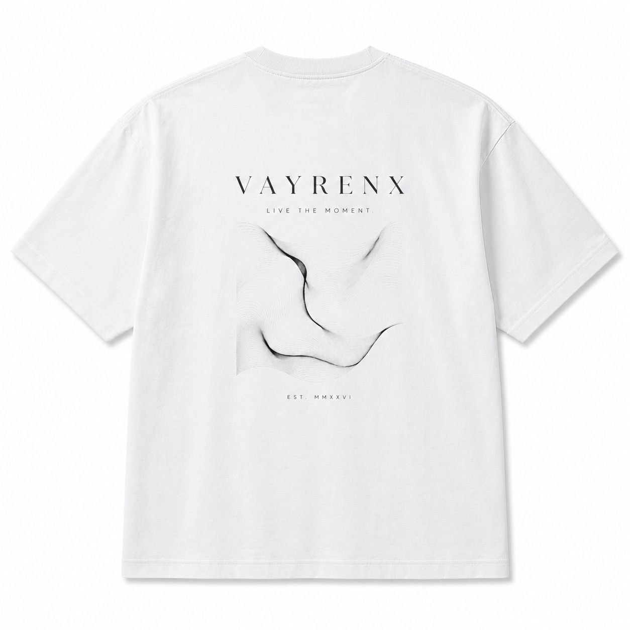 VAYRENX – Heavyweight Boxy Tee (Live the moment)