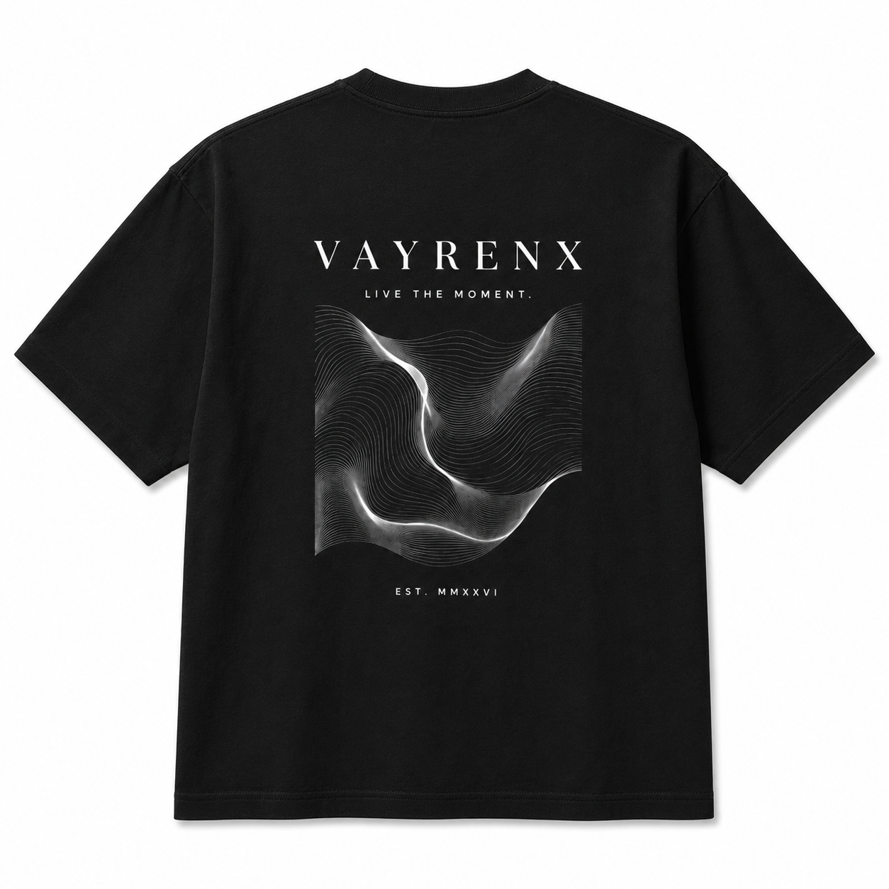 VAYRENX – Heavyweight Boxy Tee (Live the moment)