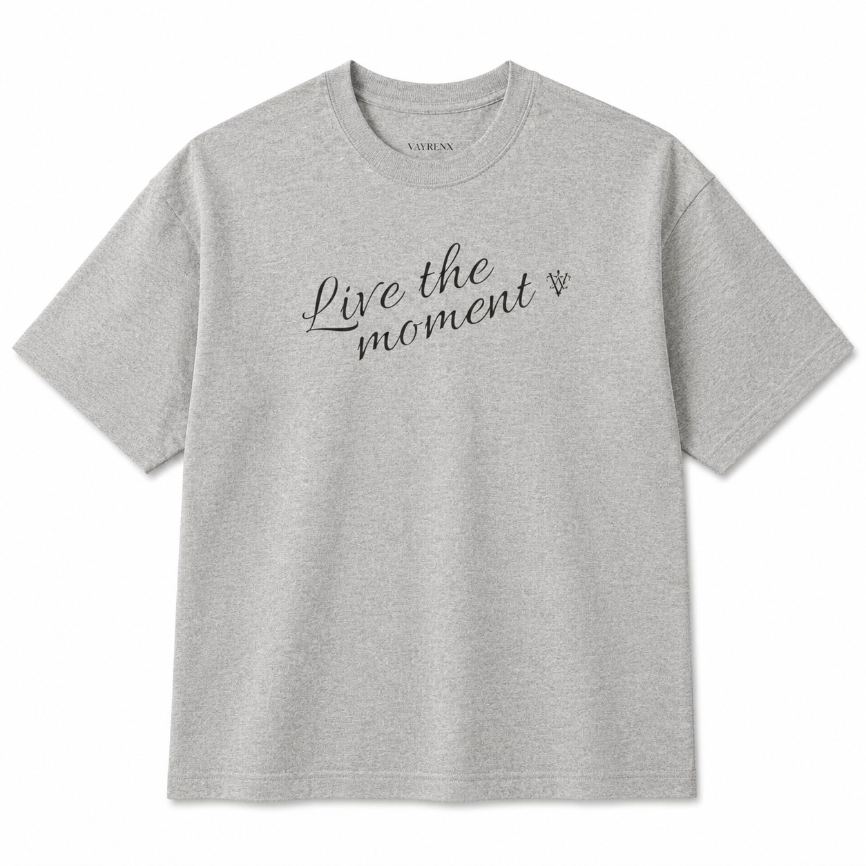 VAYRENX – Heavyweight Boxy Tee (Live the moment)