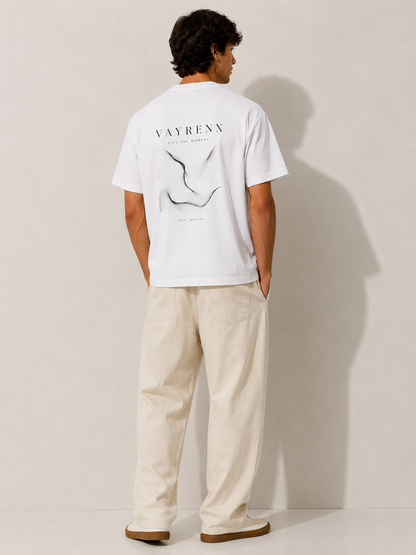 VAYRENX – Heavyweight Boxy Tee (Live the moment)