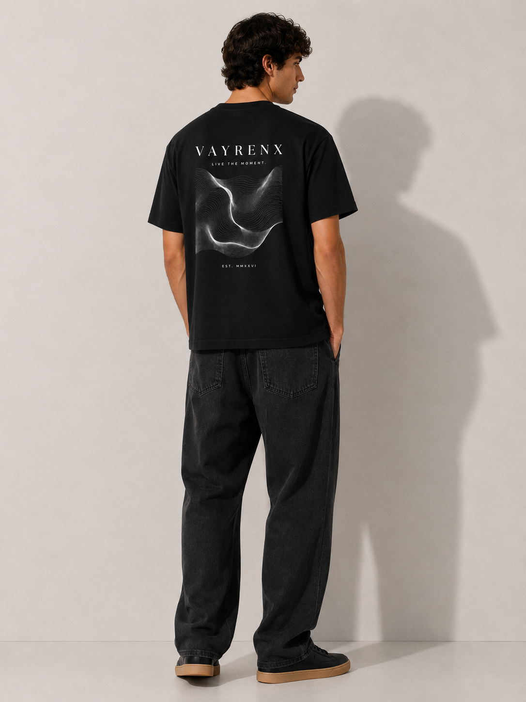 VAYRENX – Heavyweight Boxy Tee (Live the moment)