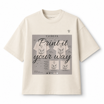 Customizable VAYRENX – Heavyweight Boxy Tee